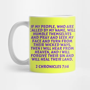 Bible Verse 2 Chronicles 7:14 Mug